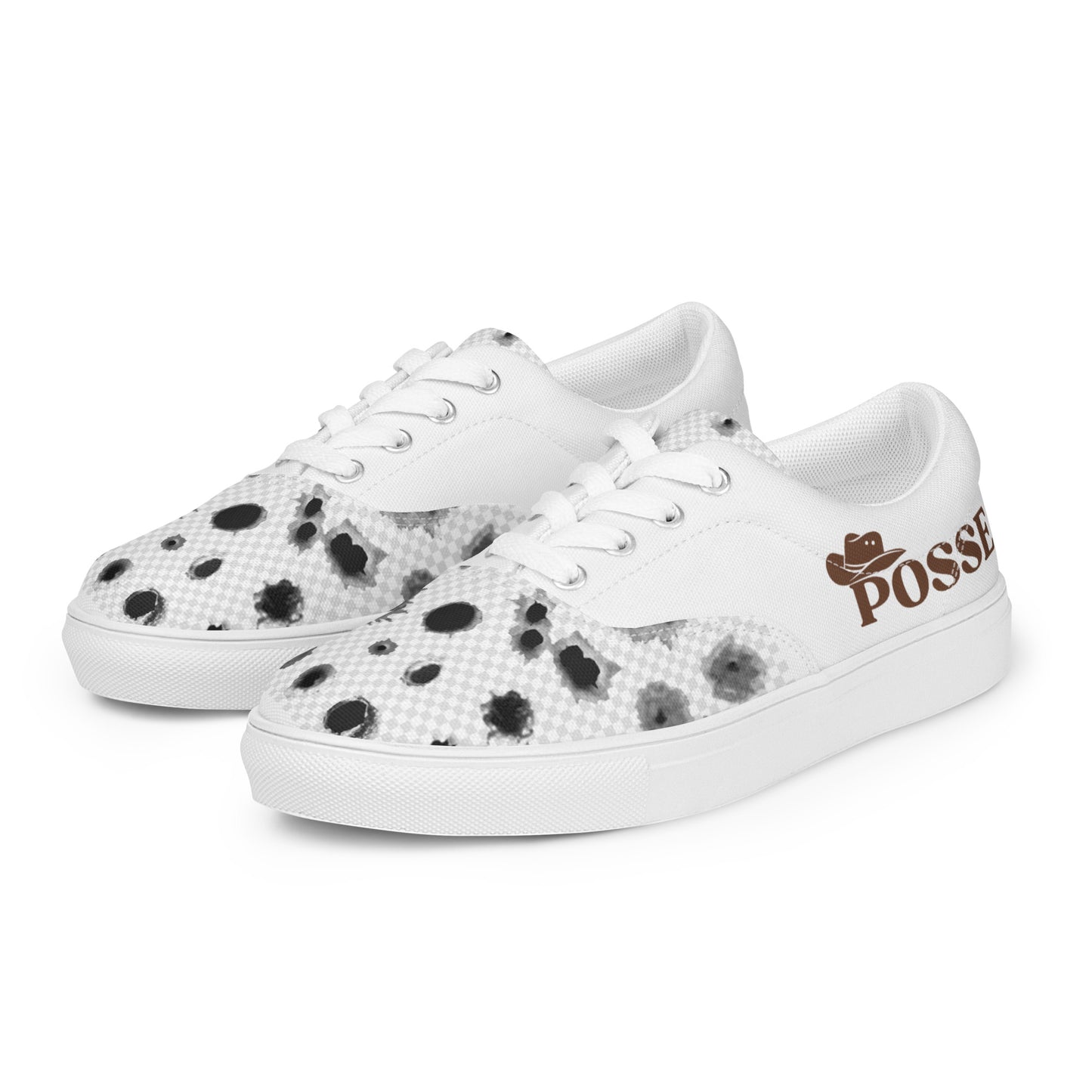 Men’s lace-up canvas shoes