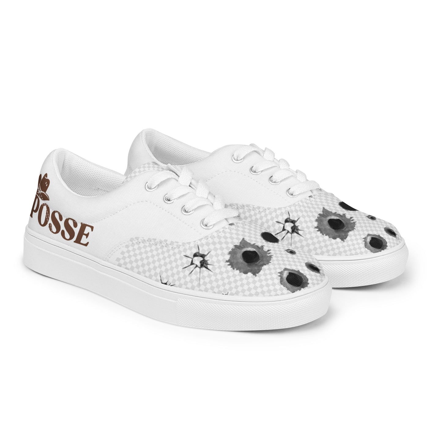Men’s lace-up canvas shoes
